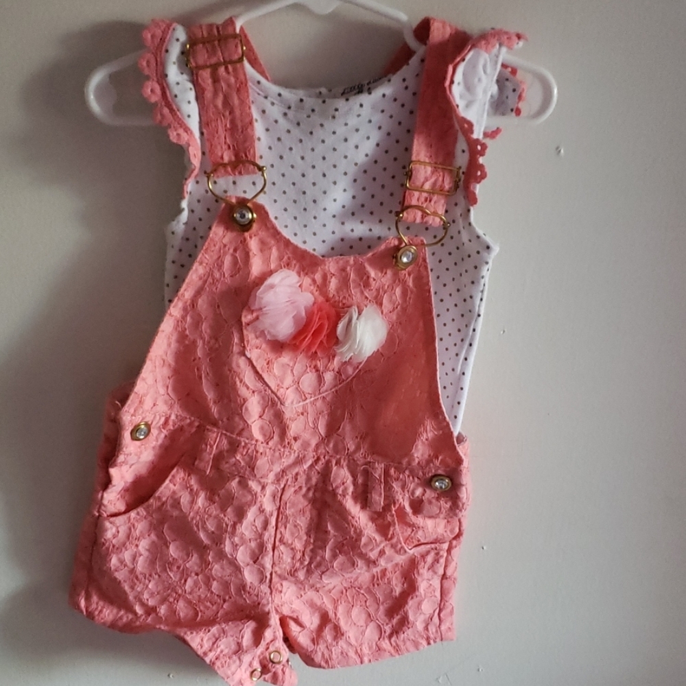 Overall onesie shorts